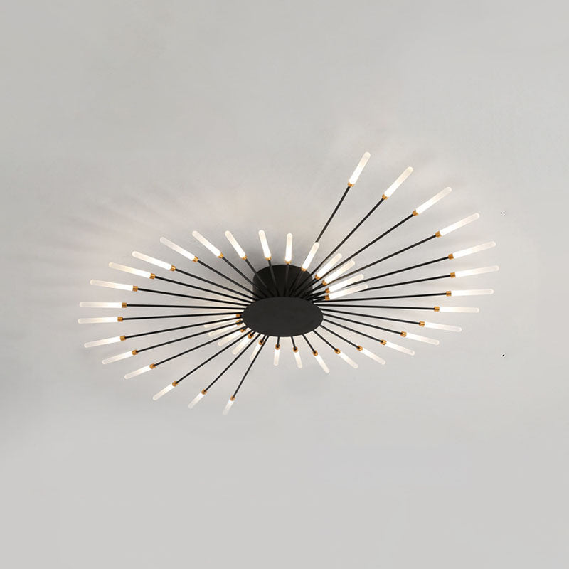 Simplicity Flush Mount Light Sputnik LED Ceiling Light Fixtures for Living Room