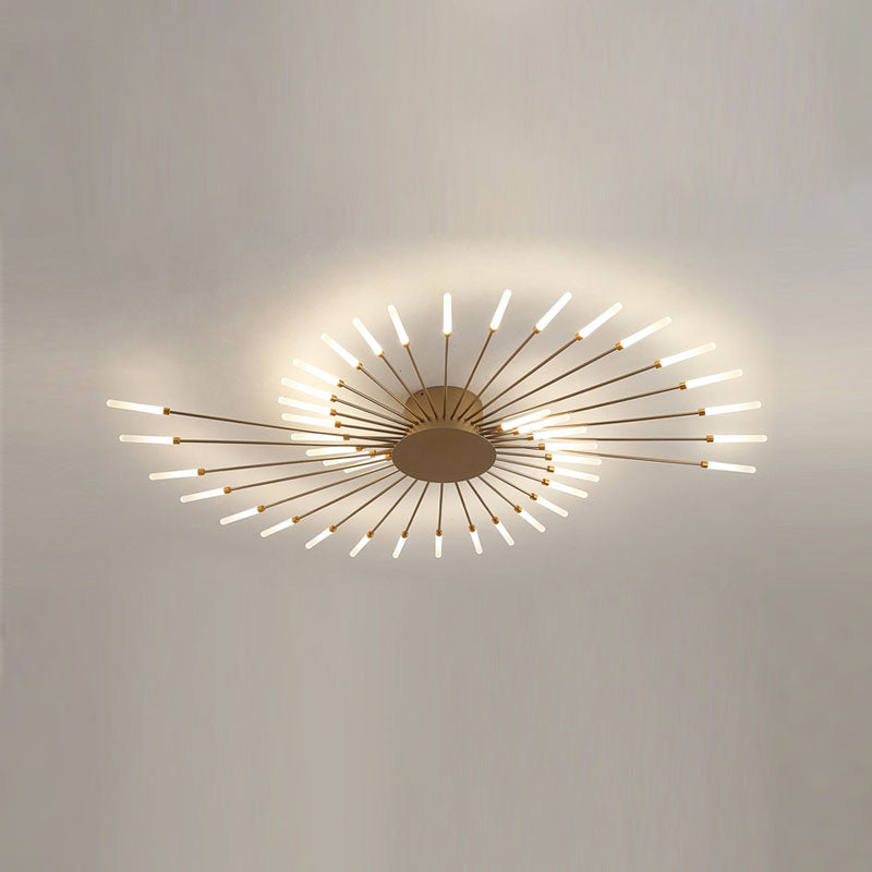 Simplicity Flush Mount Light Sputnik LED Ceiling Light Fixtures for Living Room
