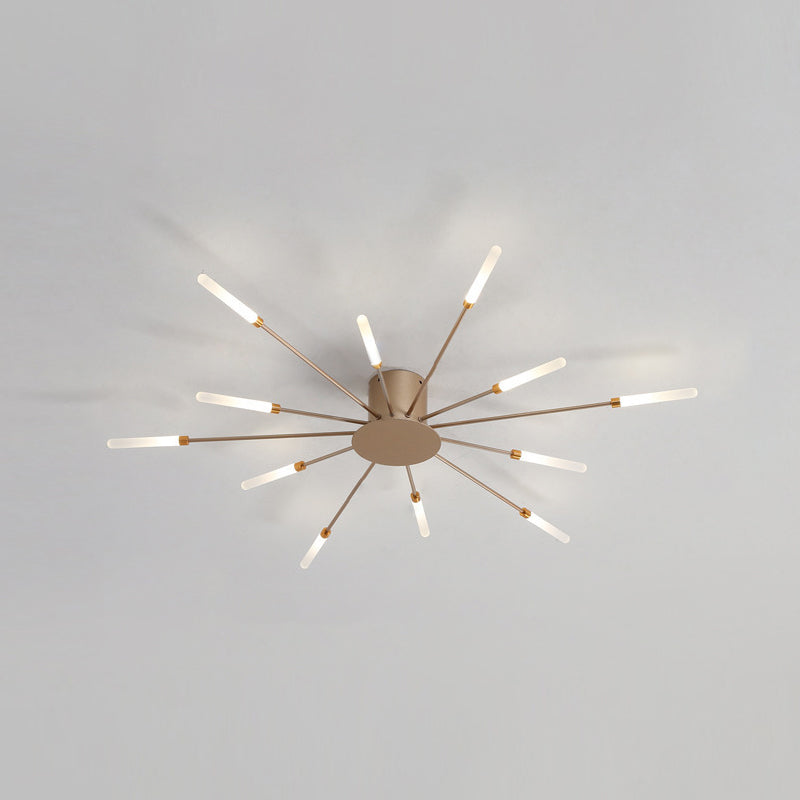 Simplicity Flush Mount Light Sputnik LED Ceiling Light Fixtures for Living Room