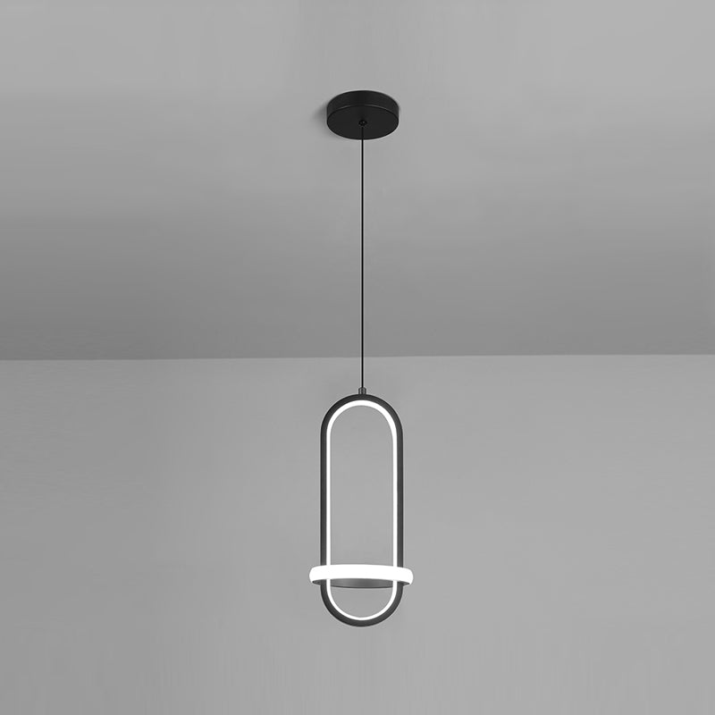 Ombra silicone leggera a pendente a led Luci sospese moderne per soggiorno sala da pranzo