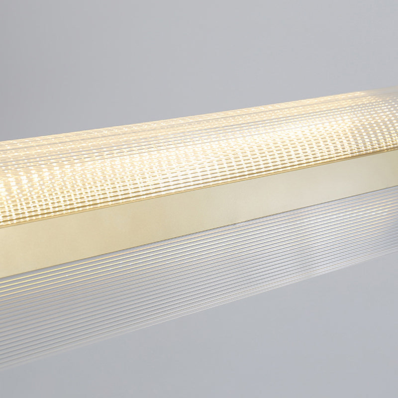 LED LED ACRYLIC LINEA LIGHT GOLD MODERN 1 LUGHT LUCHING Lights para comedor