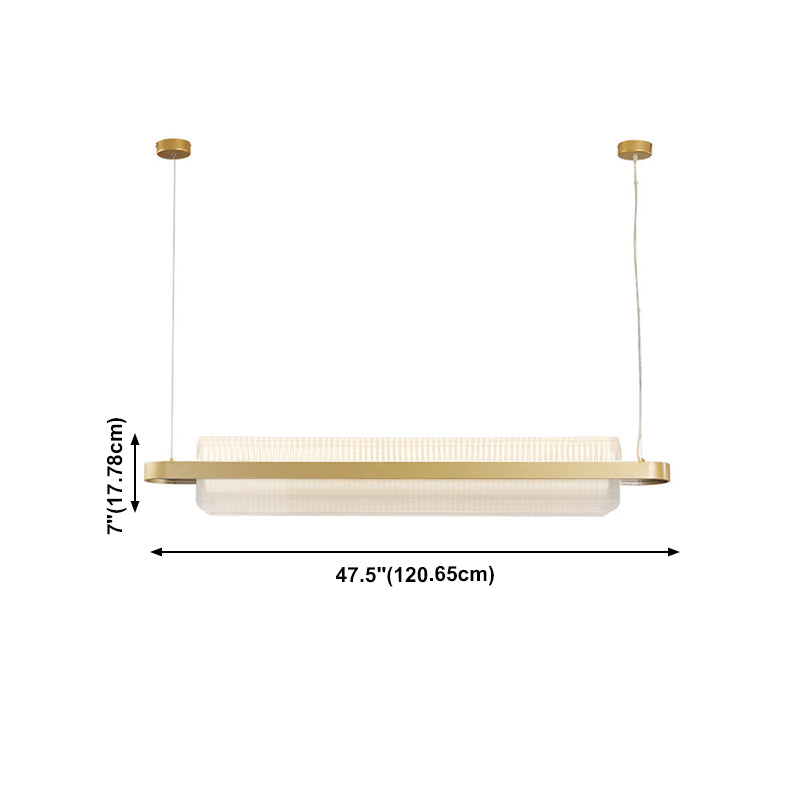 LED LED ACRYLIC LINEA LIGHT GOLD MODERN 1 LUGHT LUCHING Lights para comedor