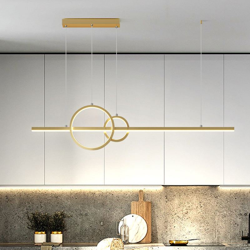 Contemporary Pendant Lighting Fixtures Minimalism Island Chandelier Lights for Living Room