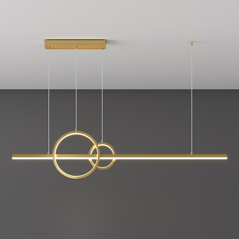 Contemporary Pendant Lighting Fixtures Minimalism Island Chandelier Lights for Living Room