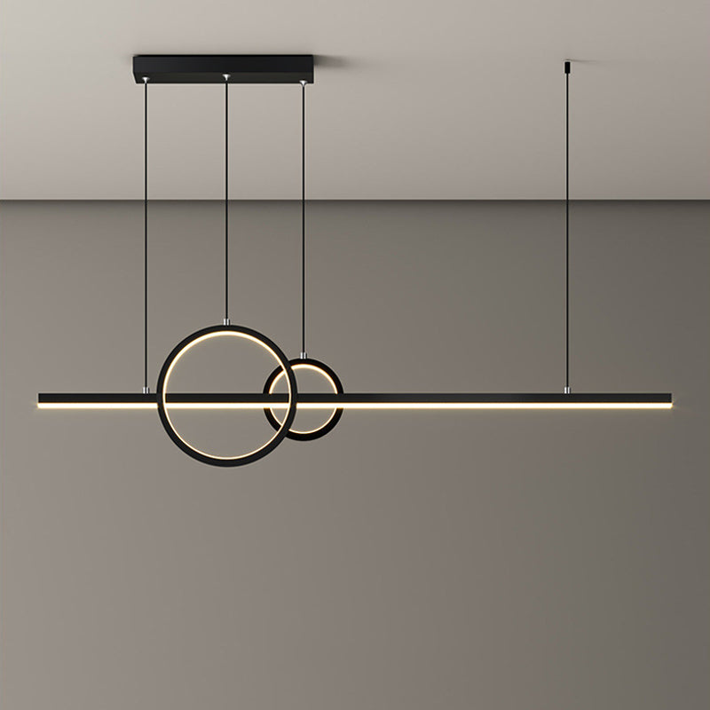 Contemporary Pendant Lighting Fixtures Minimalism Island Chandelier Lights for Living Room