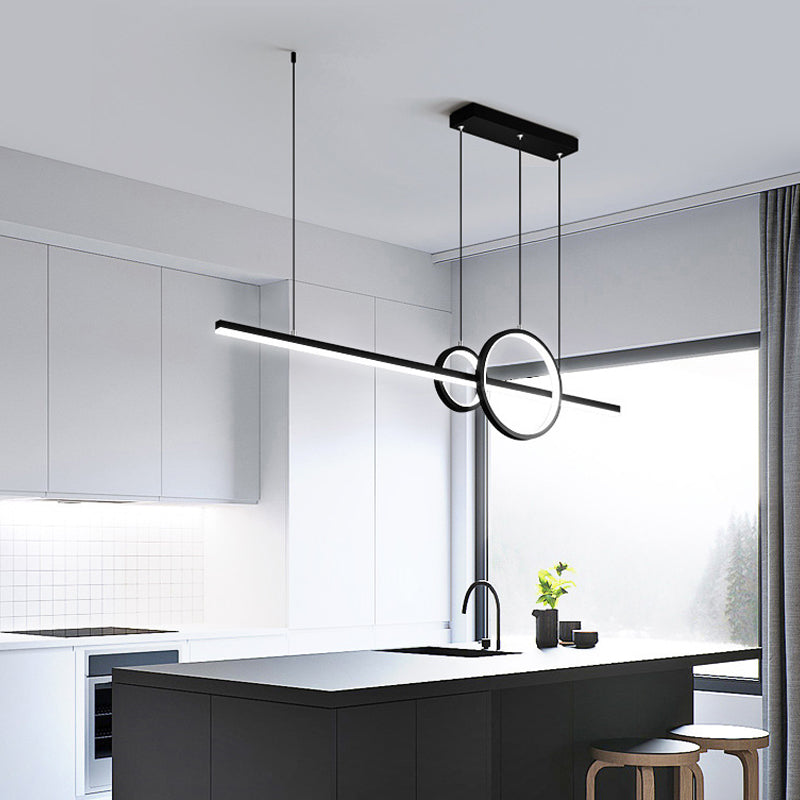 Contemporary Pendant Lighting Fixtures Minimalism Island Chandelier Lights for Living Room