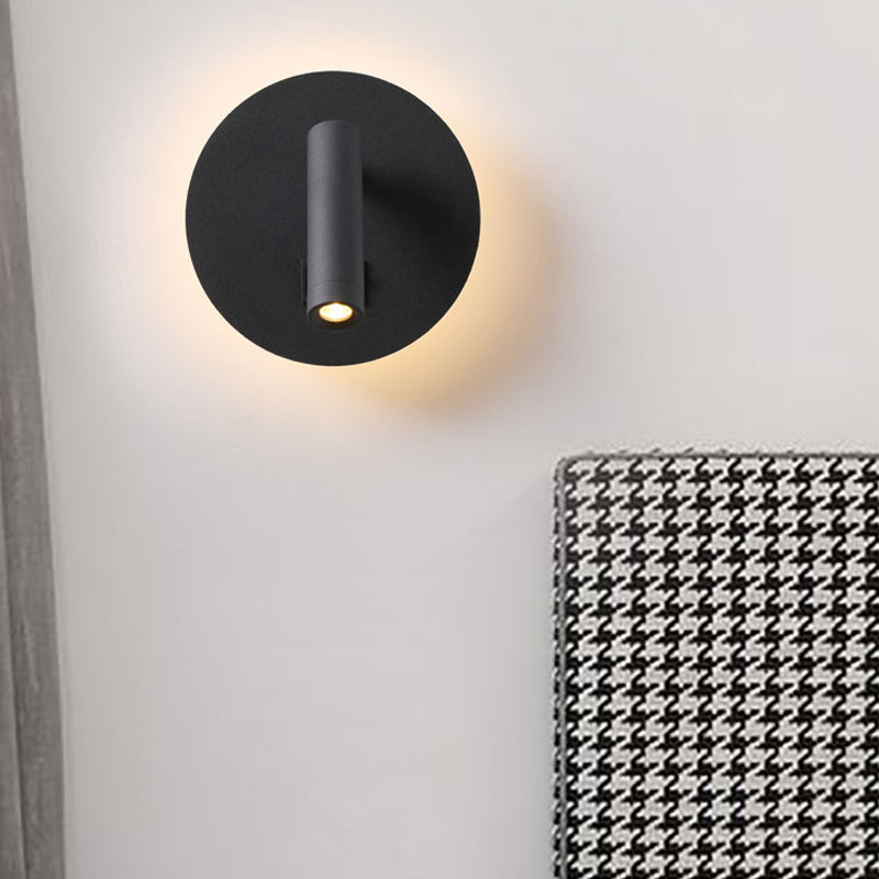 Eisenwandleuchten moderne zwei leichte Wandmontage -Leselampe für Bett