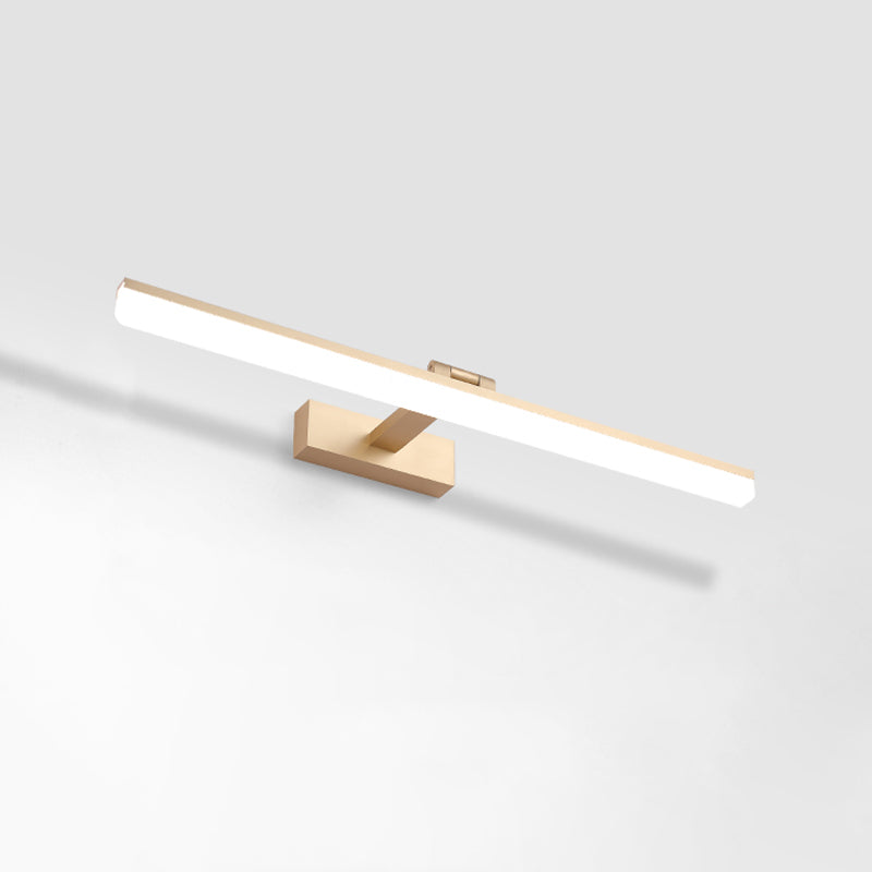 Lampada da lampada a specchio semplice moderno lampada specchio per trucco in metallo per bagno bagno