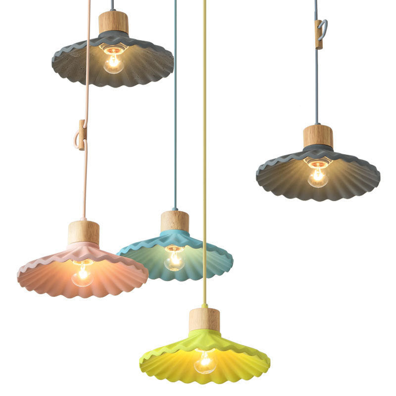 Moderne macaron geschulpte hangende hanglanterende lamp metalen hangende hanglampen voor restaurant