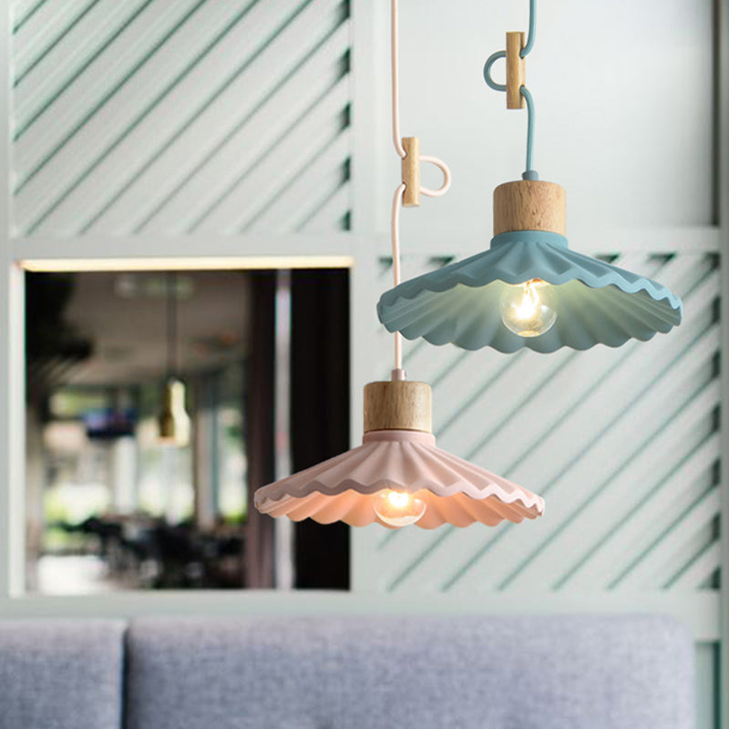 Moderne macaron geschulpte hangende hanglanterende lamp metalen hangende hanglampen voor restaurant