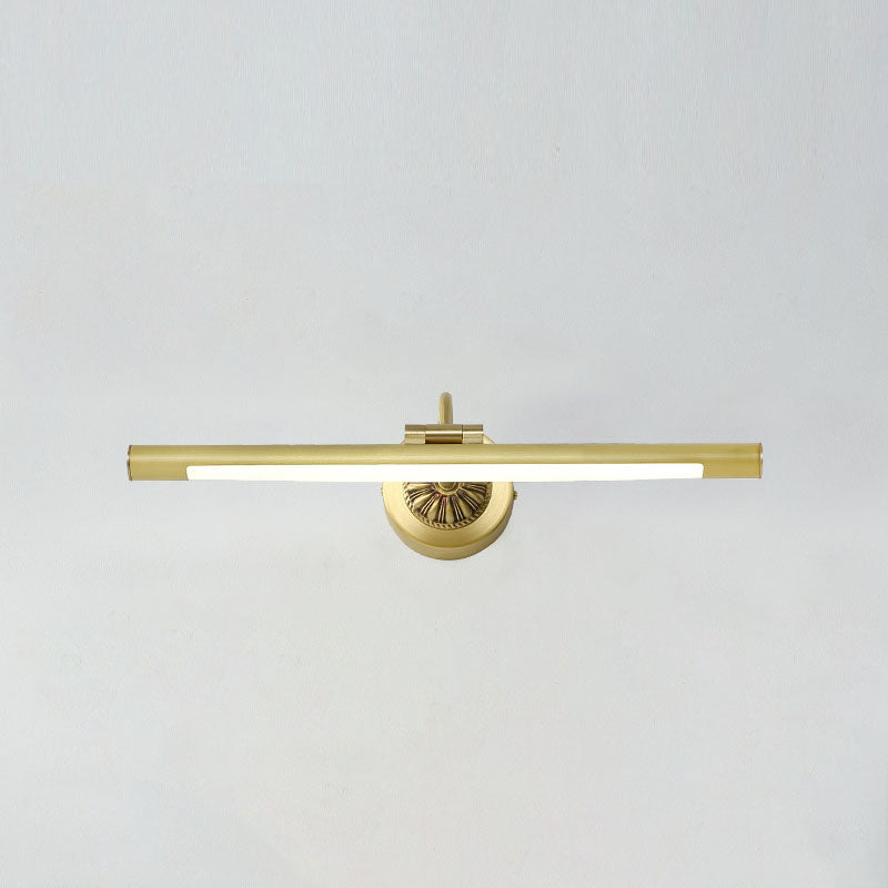 Linear Shade 1-Light Wall Sconce Post-Modern Simple Style Mirror Wall Lighting