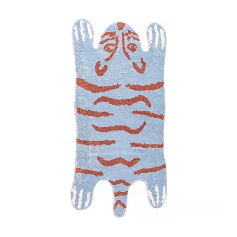 Nieuwheid Tiger Gedrukt Rug Polyester Indoor Tapijt Non-slip ruggebied Tapijt voor woonkamer