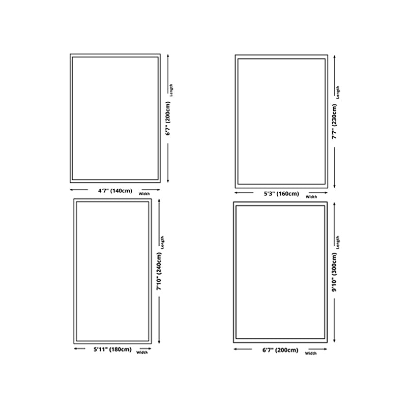 Modern Morandi Color Rug Stijlvolle polyester Area Rug vlekbestendig tapijt voor woonkamer