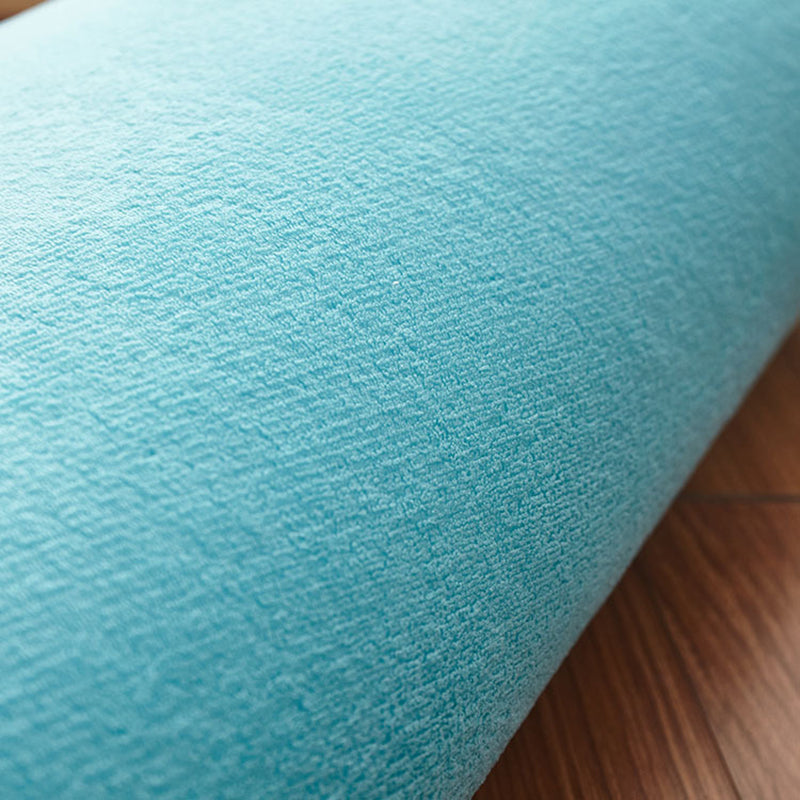 Tapis moderne à shag ordinaire rond Polyester tapis intérieur
