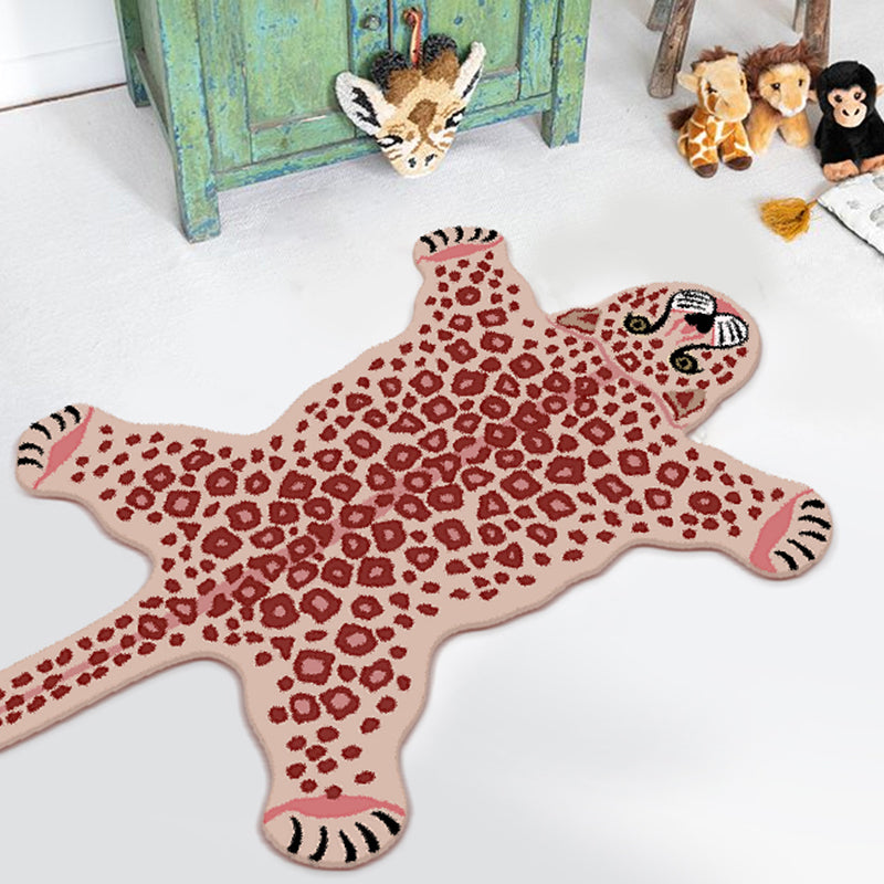 Nieuwe luipaard Gedrukt Trug Polyester binnen Tapijt Non-slip ruggebied Tapijt voor woonkamer