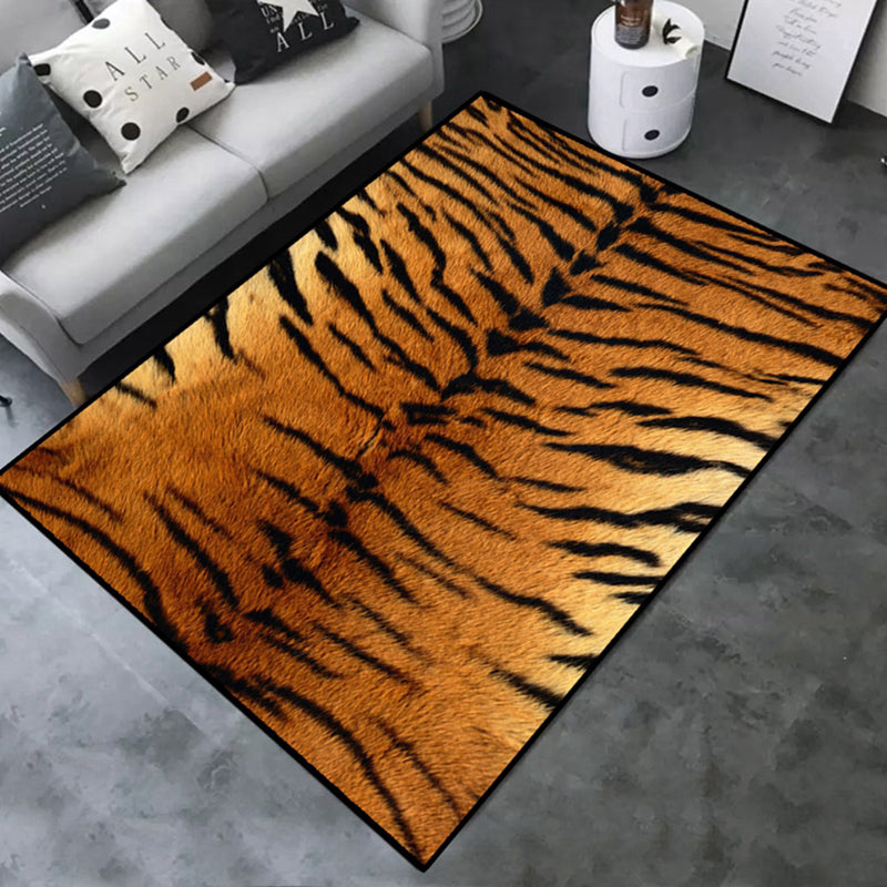 Leisure Area Rug Polyester Animals Print Rug Stain Resistant Area Rug for Home Decor