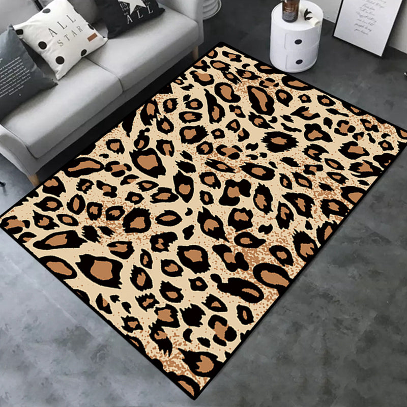 Leisure Area Rug Polyester Animals Print Rug Stain Resistant Area Rug for Home Decor