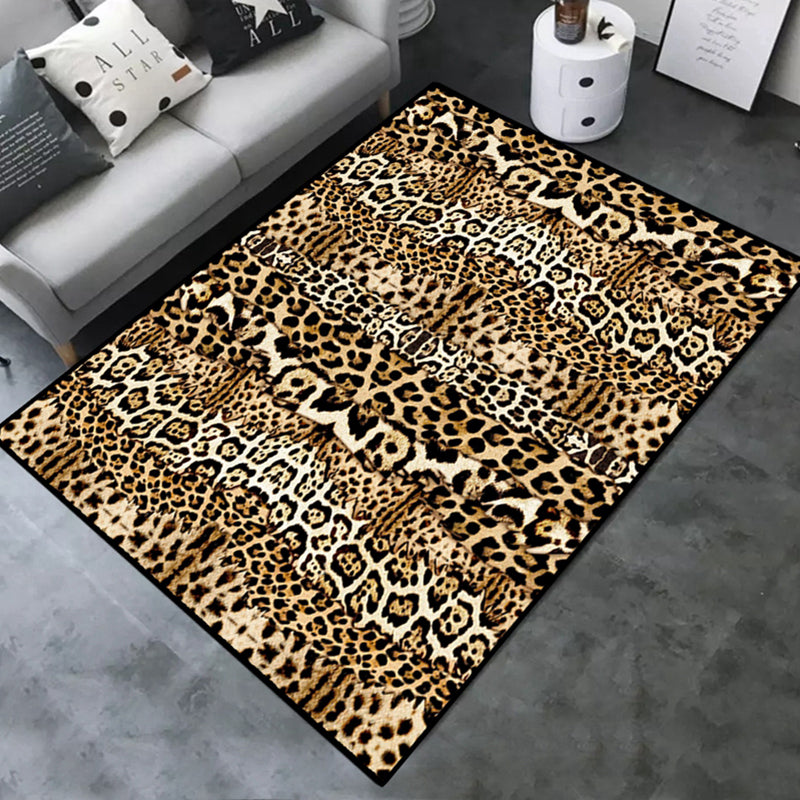 Leisure Area Rug Polyester Animals Print Rug Stain Resistant Area Rug for Home Decor