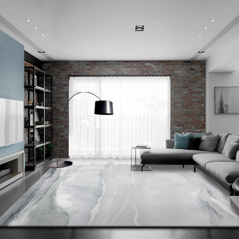Lichtgrijze vlekken Tapijten Polyester Modern RUG WACHTABLE RUG VOOR LIDE ROOM