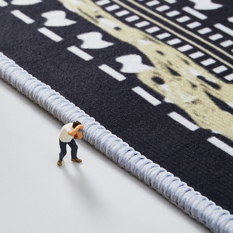 Fancy Modern Carpet Tiger Patroon Polyester Area Tapijten Resistent gebied Teken voor thuisdecoratie