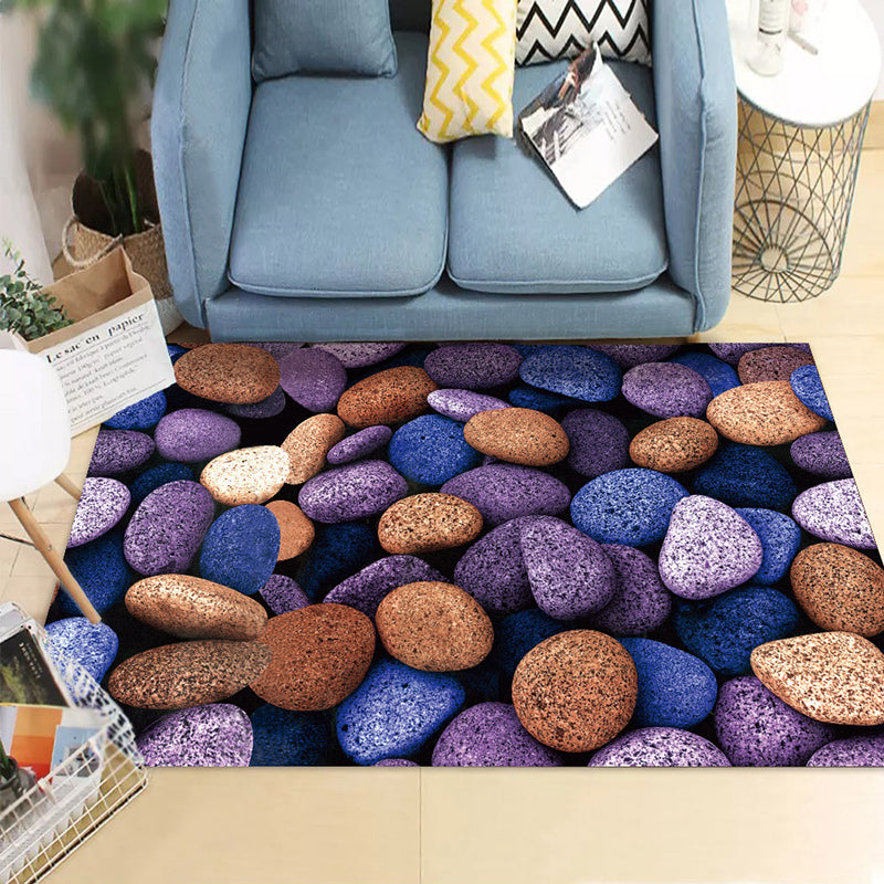 Roze woonkamer tapijt bloemenpatroon polyester gebied tapijt niet-slip achterste ruggebied tapijt