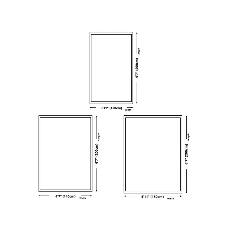 Donkergroene moderne tapijt polyester geometrie tapijt wasbaar tapijt voor woningdecoratie
