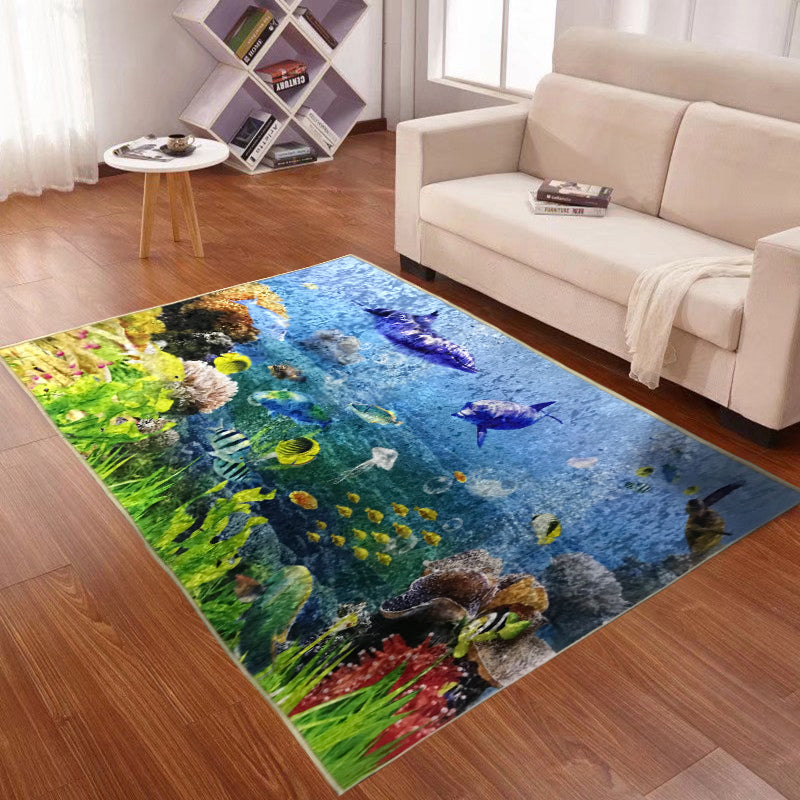 Stijlvol rood gebied Rug bloempatroon polyester gebied tapijt vlekbestendig vloerkleed voor slaapkamer