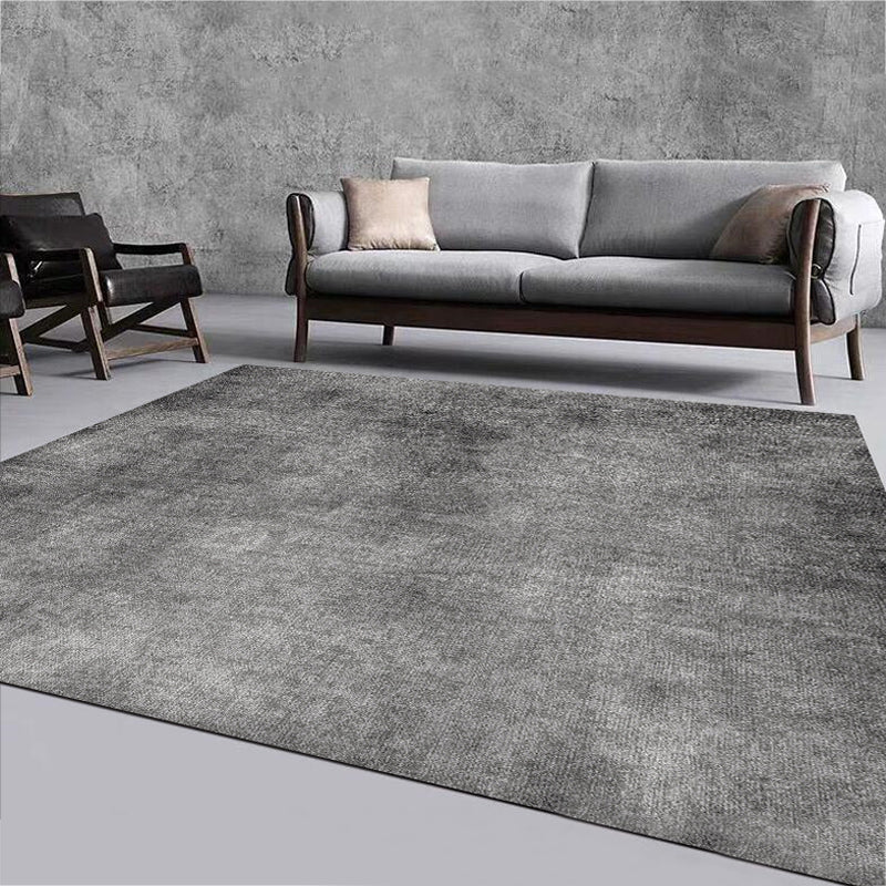 Contemporary Solid Shag Indoor Carpet Polyester Rug Pet Friendly Area Rug for Home Decoration