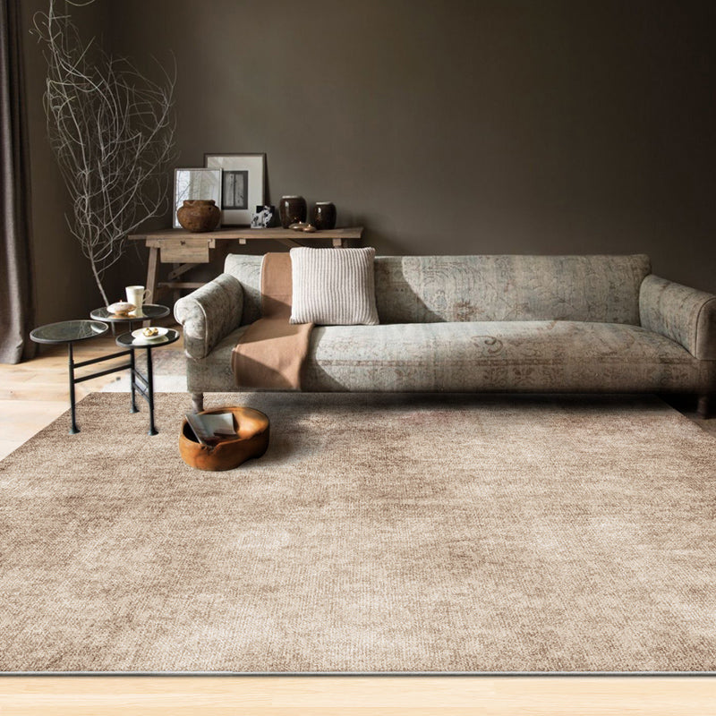 Contemporary Solid Shag Indoor Carpet Polyester Rug Pet Friendly Area Rug for Home Decoration