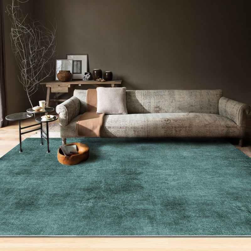 Contemporary Solid Shag Indoor Carpet Polyester Rug Pet Friendly Area Rug for Home Decoration