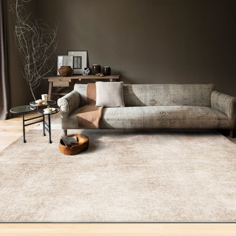 Contemporary Solid Shag Indoor Carpet Polyester Rug Pet Friendly Area Rug for Home Decoration