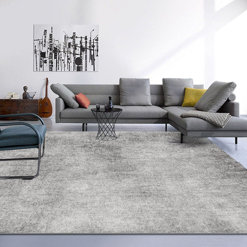 Contemporary Solid Shag Indoor Carpet Polyester Rug Pet Friendly Area Rug for Home Decoration