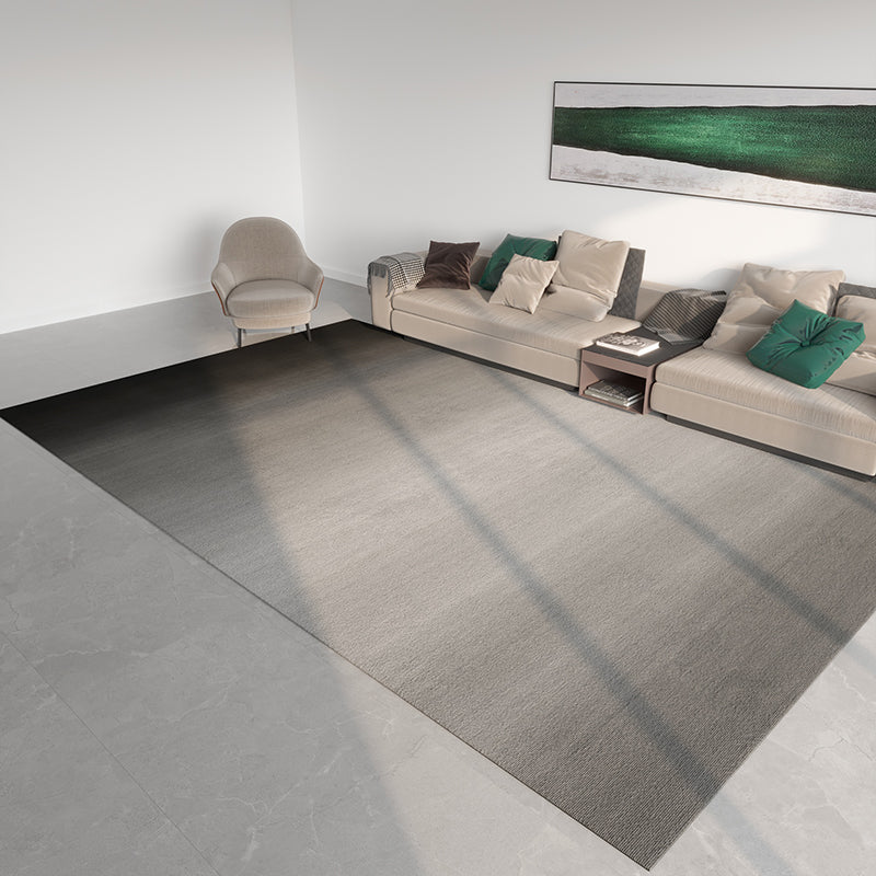 Prachtig polyester tapijt modern grijs tapijt woonkamer vloerkleed met niet-slipachter