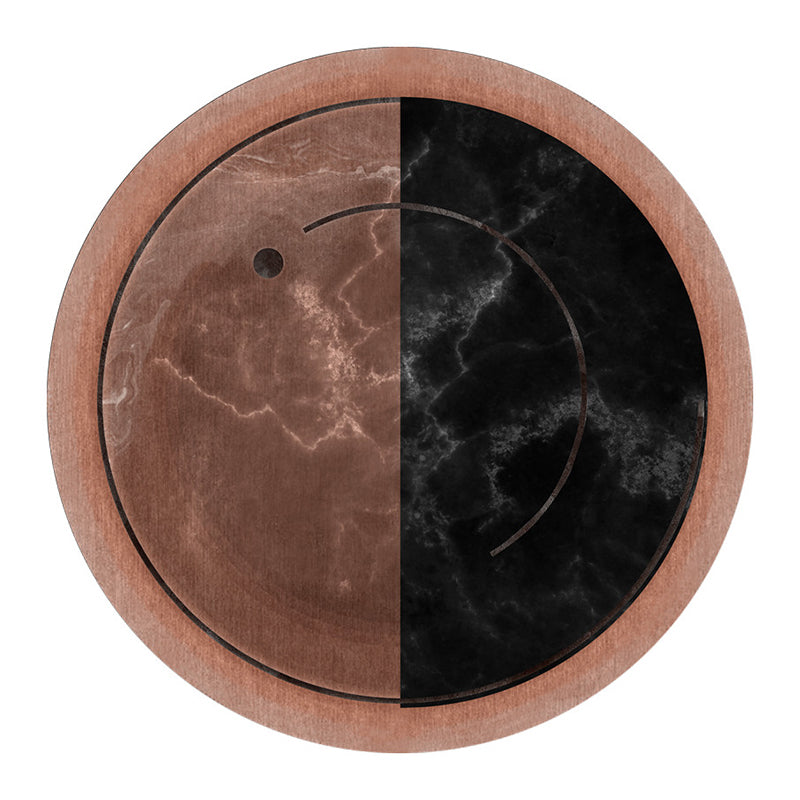 Prachtig ronde tapijt Modern polyester gebied Tapijt woonkamer tapijt met niet-slipachter