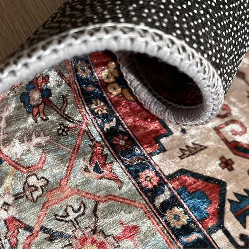 Modern pauw bedrukt tapijt polyester binnen tapijt tapijt niet-slip achterste ruggengiert tapijt voor woonkamer