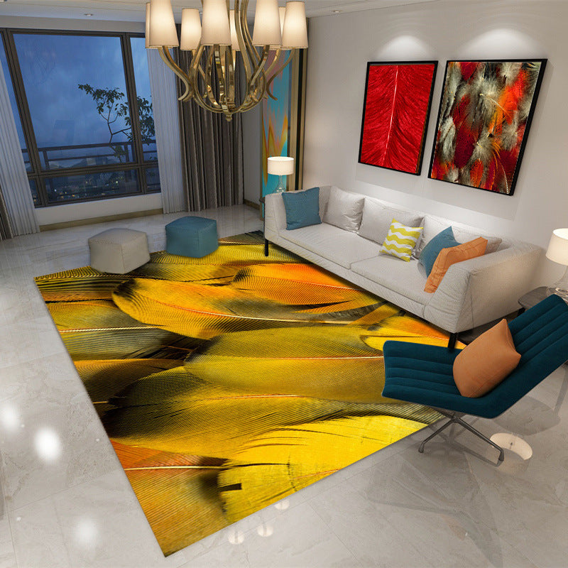 Moderne dieren print tapijt polyester indoor tapijt tapijt niet-slip ruggebied vloerkleed voor woonkamer