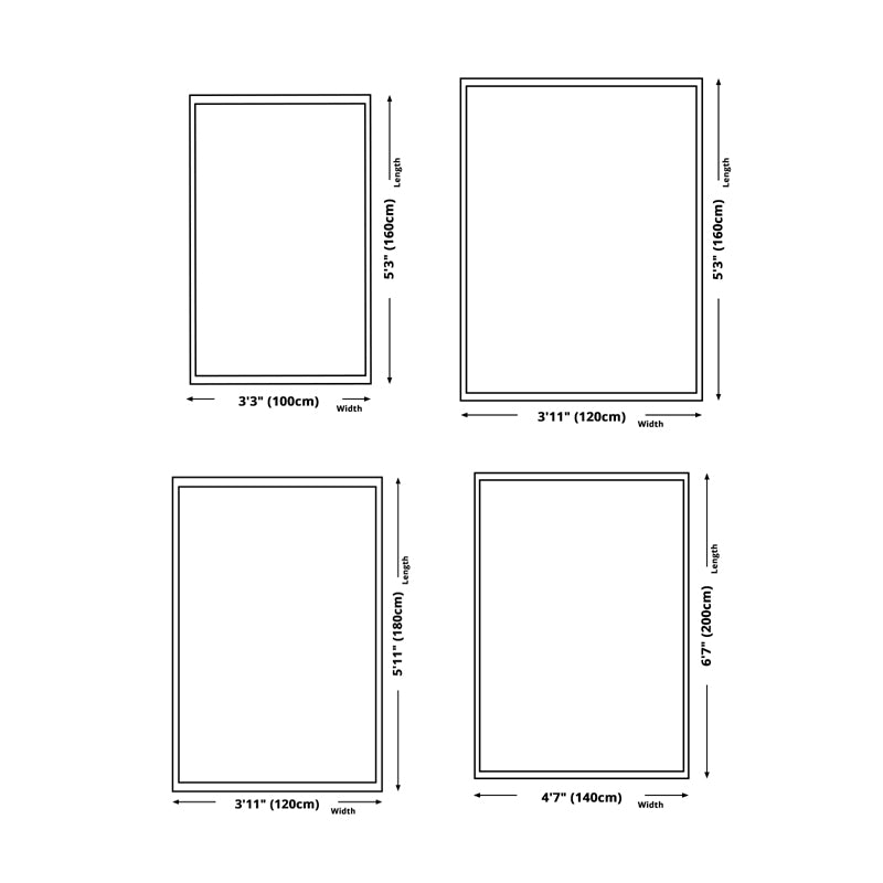 Fancy binnen tapijt modern abstract print tapijt wasbaar polyester tapijt met niet-slipachter