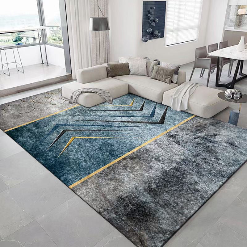 Prachtig tapijt Modern Area Rug Polyester Stain Resistent Washable Area Rug voor woonkamer