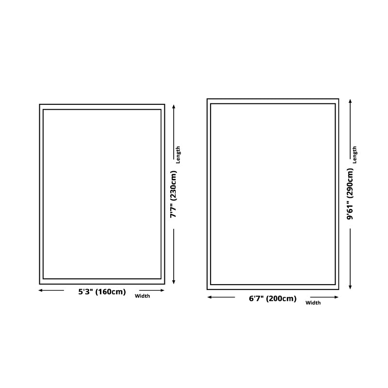 Antiek tapijt Modern abstract print Rug wasbaar polyester tapijt met niet-slipachter