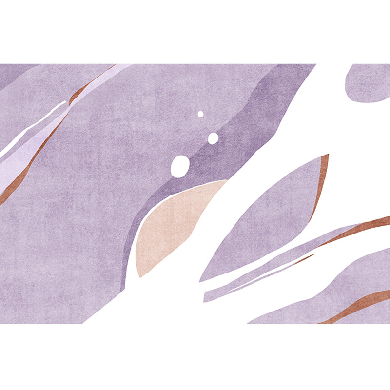 Licht paars modern tapijt polyester kleur klontdekpervlak tapijt wasbaar tapijt voor salon