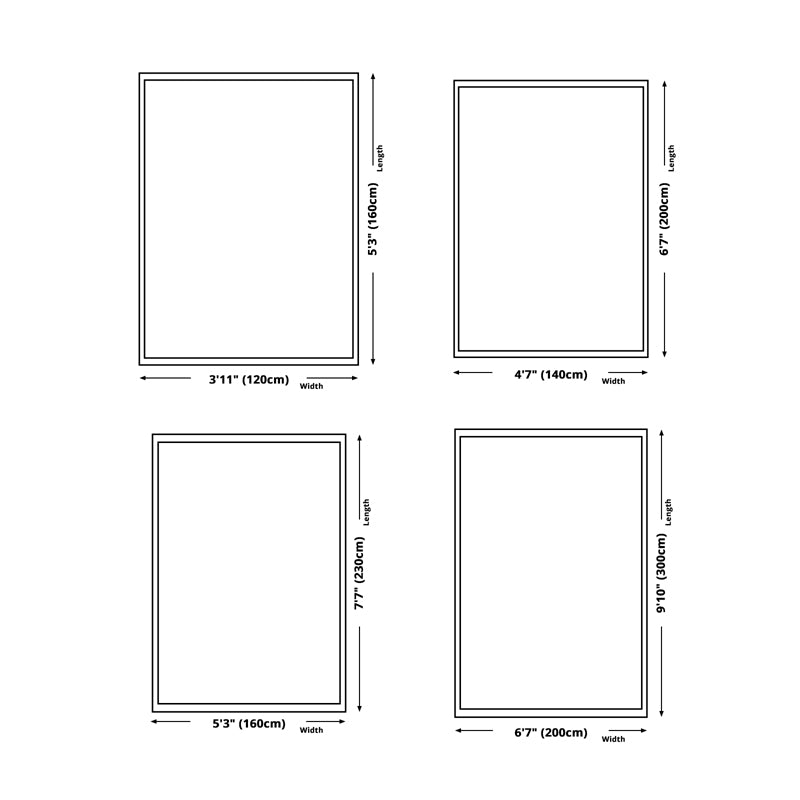 Stijlvol abstracte afdruktapijt Fancy Indoor Rug Polyester vlekbestendig tapijt voor thuisdecoratie