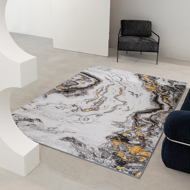 Stijlvol polyester tapijt abstract patroon binnen vloerkleurbestendig gebied tapijt voor woonkamer