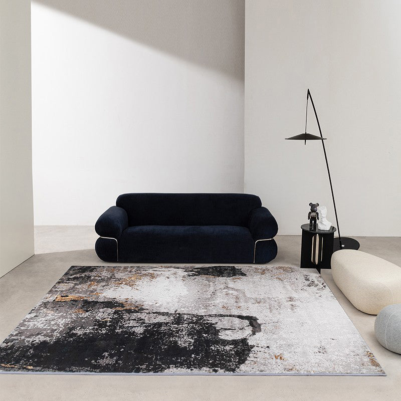 Stijlvol polyester tapijt abstract patroon binnen vloerkleurbestendig gebied tapijt voor woonkamer