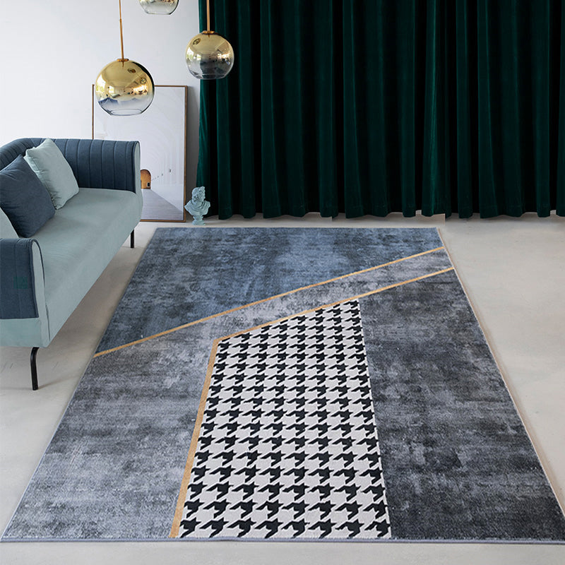 Stijlvol polyester tapijt abstract patroon binnen vloerkleurbestendig gebied tapijt voor woonkamer