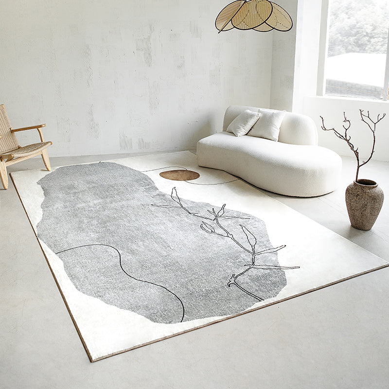 Stijlvol polyester tapijt abstract patroon binnen vloerkleurbestendig gebied tapijt voor woonkamer