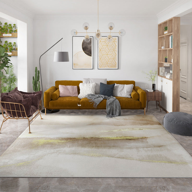 Ontspannende binnenkleed Polyester Samenvatting Afdrukken Tapijt Resistent gebied Tapijt voor woningdecoratie