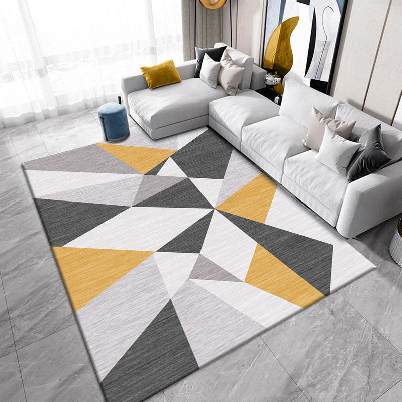 Modern marmeren look Tapijten Polyester Area Tapijt Non-slip achterste binnen Tapijt voor woonkamer