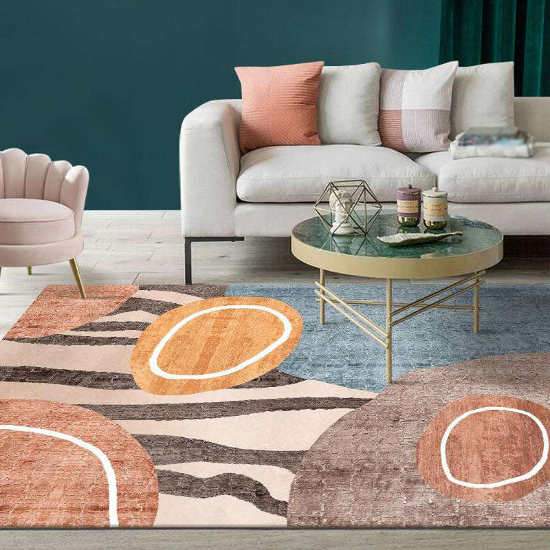 Modern marmeren look Tapijten Polyester Area Tapijt Non-slip achterste binnen Tapijt voor woonkamer