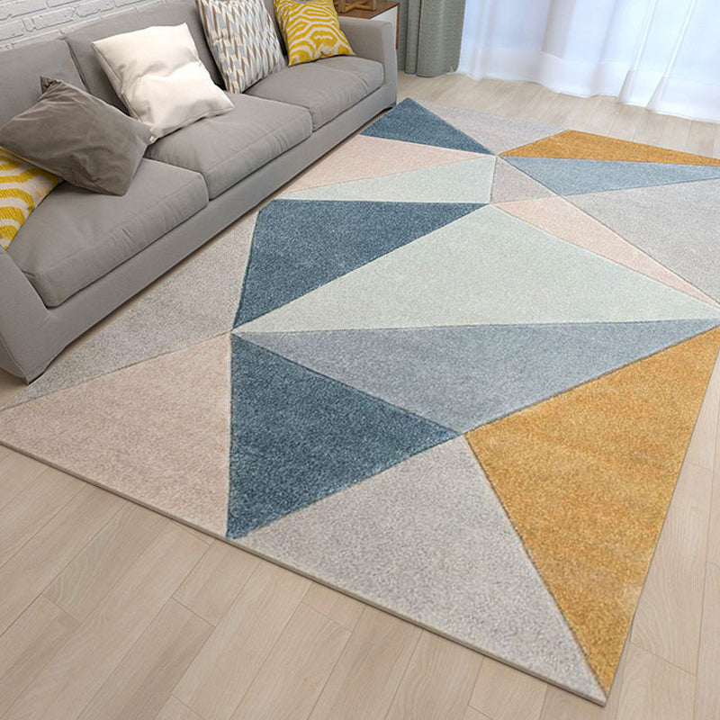 Modern marmeren look Tapijten Polyester Area Tapijt Non-slip achterste binnen Tapijt voor woonkamer