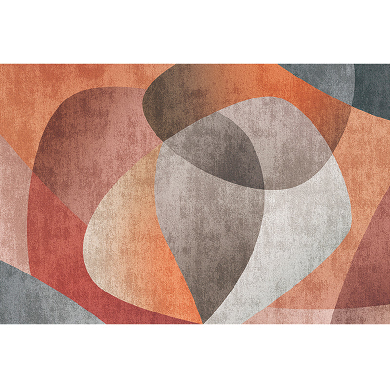 Paars abstract tapijten polyester modern tapijt niet-slip achterste tapijt voor woningdecoratie